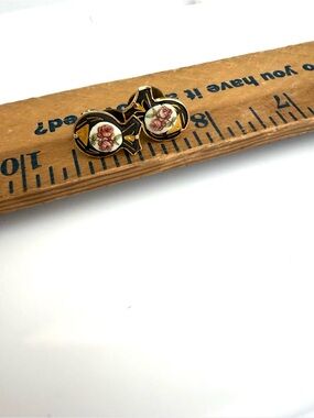 Vintage Floral ClipOn Earrings
